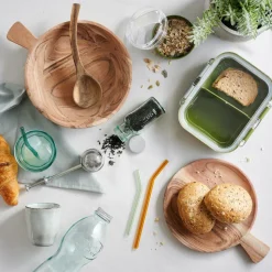 Assiettes^CASA ACACIA CHIC Assiette Creuse Avec Manche Naturel