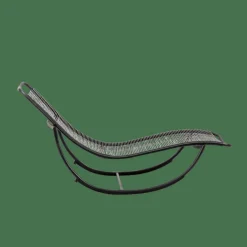 Chaises Longues^CASA ACAPULCO Chaise Longue Basculante Noir