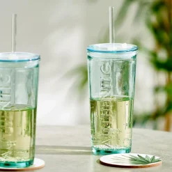 Verres Avec Paille^CASA AUTHENTIC Verre Avec Paille Transparent
