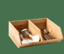 Boîtes Métalliques|Boîtes De Conservation^CASA BAMBOO Organisateur Empilable Naturel