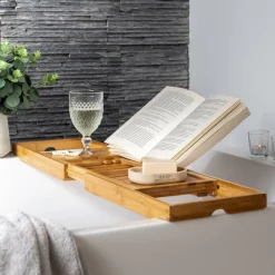 Accessoires De Bain^CASA BAMBOO Plateau De Baignoire Naturel