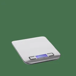 Aide Cuisine^CASA BASIC Balance De Cuisine Digital Métal, Argent