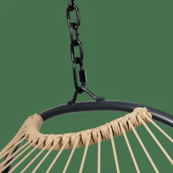 Chaises Suspendues^CASA BAZAI Chaise Suspendue Avec Support Noir