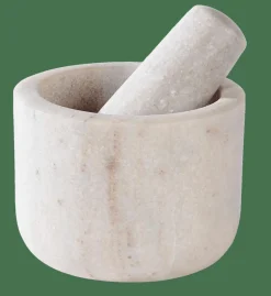 Aide Cuisine^CASA BEIGE GRANITE Mortier Avec Pilon Beige