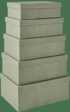 Boîtes De Rangement^CASA BIGSO Boîte De Rangement S Menthe