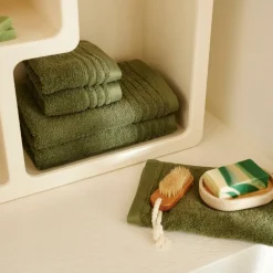 Serviettes De Bain^CASA BIO SOFT Serviette De Bain Vert Foncé