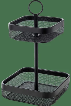 Accessoires De Cuisine^CASA BLACK LUNAR Panier Carré 2 Pièces Noir