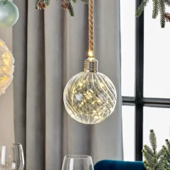 Ampoules Led^CASA BLOXEM Boule Déco 20 LEDs Transparent