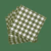 Serviettes^CASA CHECK GREEN Set De 20 Serviettes Vert