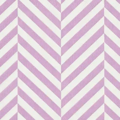 Serviettes^CASA CHEVRON Set De 20 Serviettes Mauve