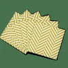 Serviettes^CASA CHEVRON Set De 20 Serviettes Vert