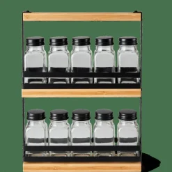 Pots À Épices^CASA COMPACT Support à épices Noir