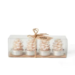 Bougies^CASA CONE Bougies Chauffe-plat Beige