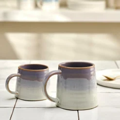 Mugs^CASA CORA Mug Vert, Mauve
