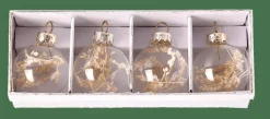 Porte-Noms^CASA DRY FLOWER Porte-noms Set De 4 Transparent