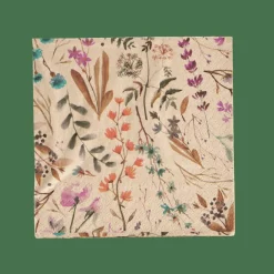 Serviettes^CASA ECO DRIED FLOWER Set De 20 Serviettes Multicolore