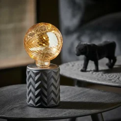 Lampes De Table^CASA EDEN Lampe Déco Noir