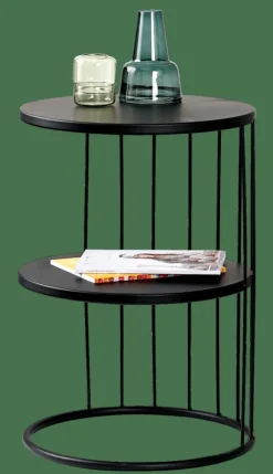 Tables D'Appoint^CASA ELMER Table D'appoint Noir