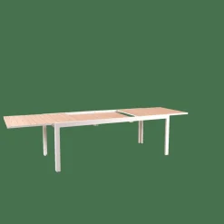 Tables De Jardin^CASA ETHAN Table Extensible Blanc, Naturel
