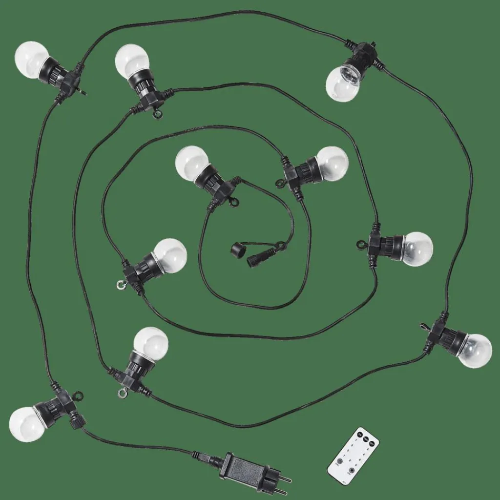 Guirlandes Lumineuses^CASA FESTA Guirlande Lumineuse Avec 10 LEDS 8 Fonctions