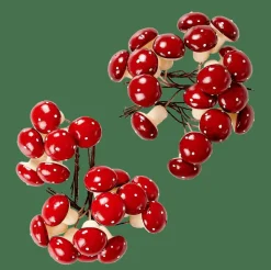 Figures Déco^CASA FOAM Champignon Déco Rouge Foncé