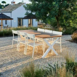 Sets De Jardin^CASA FORMAX & MAVAS Set De Jardin Natural/blanc