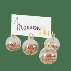 Porte-Noms^CASA GLANCY Porte-noms Set De 4 Transparent