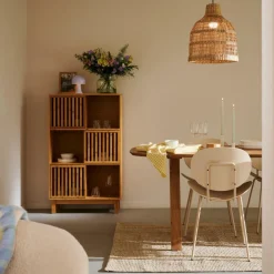 Commodes^CASA HELGE Armoire à Compartiments Naturel