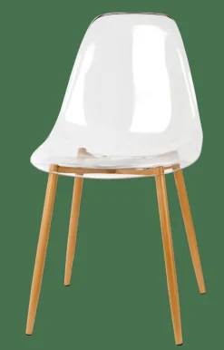 Chaises De Salle À Manger^CASA ICE Chaise Salle à Manger Transparent, Naturel