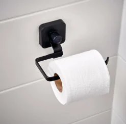Accessoires Wc^CASA INDUSTRIA Porte-rouleau WC Avec Ventouse Noir