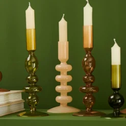 Bougeoirs^CASA ISA Bougeoir Opale Crème Crème