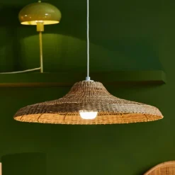Abat-Jours^CASA JAVA Abat-jour E27 Naturel
