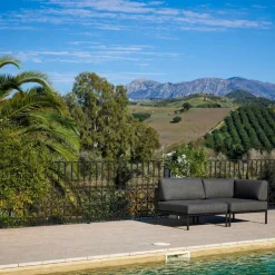 Salon De Jardin^CASA JUMBO Fauteuil Lounge Noir