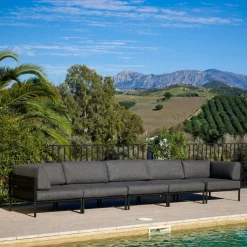 Salon De Jardin^CASA JUMBO Fauteuil Lounge Noir