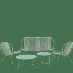 Salon De Jardin^CASA LUGO Set Lounge Aqua