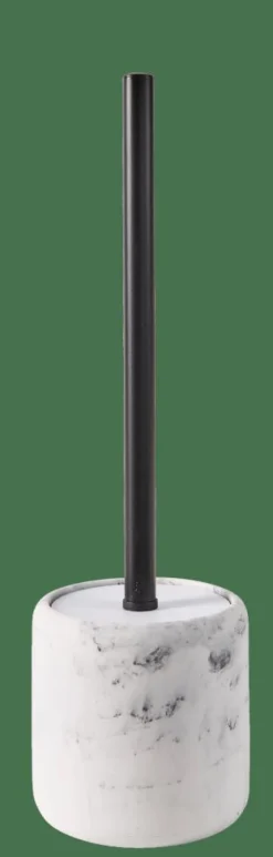 Accessoires Wc^CASA LUNA Brosse WC Avec Support Noir, Blanc