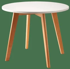 Kids^CASA MATHIAS Table Pour Enfants Avec 2 Chaises Natural/blanc