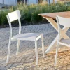 Chaises De Jardin^CASA MAVAS Chaise Empilable Blanc