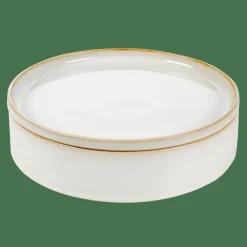 Assiettes^CASA MINERAL MARBLE Assiette Blanc