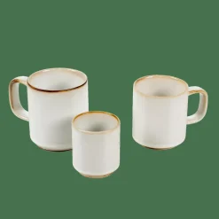 Mugs^CASA MINERAL MARBLE Mug Avec Anse 30 CL Blanc