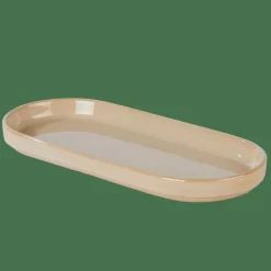 Assiettes^CASA MINERAL SAND Assiette Beige