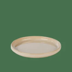 Assiettes^CASA MINERAL SAND Assiette Beige