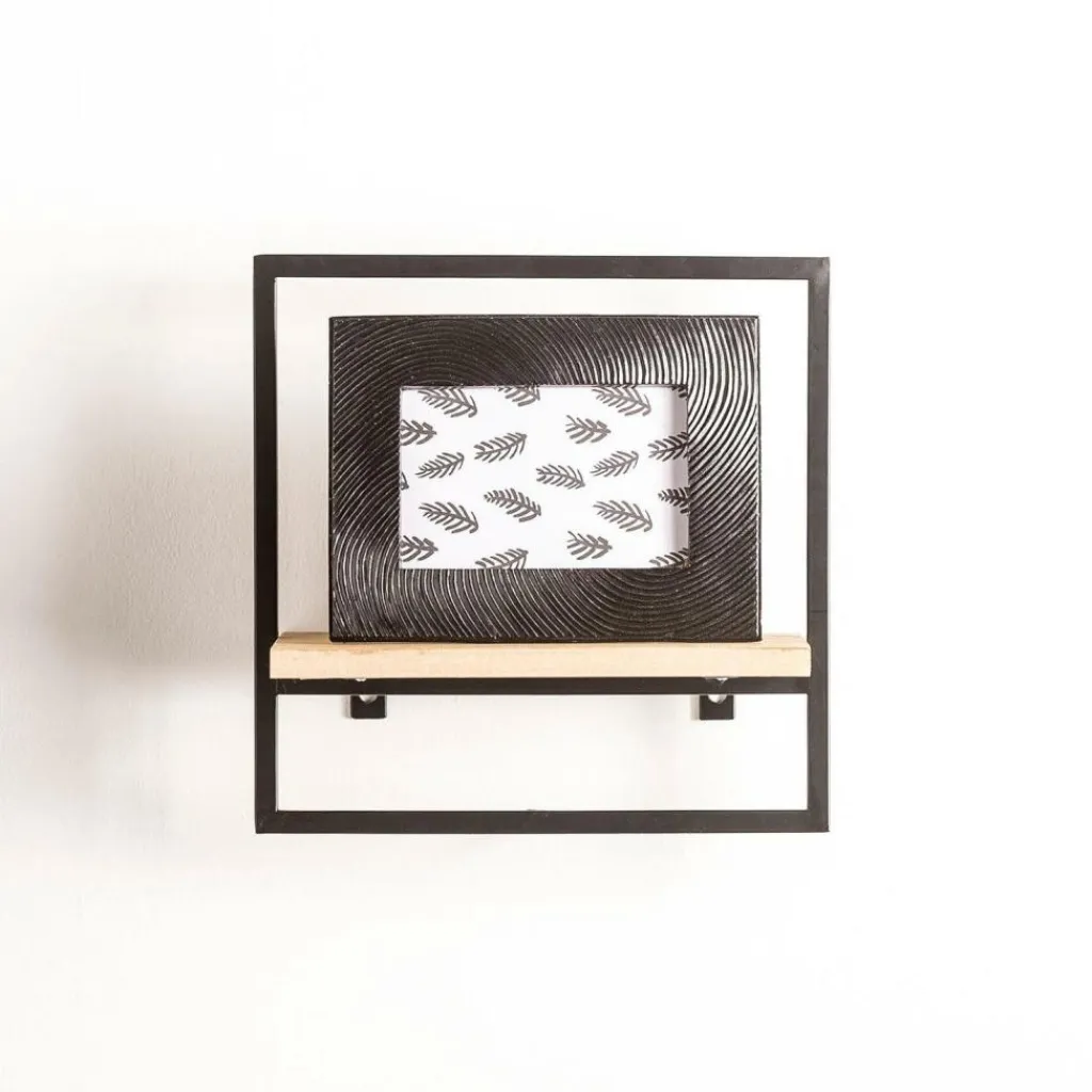 Étagères Murales^CASA MIX&MATCH Étagère à Suspendre Noir, Naturel