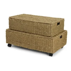 Coffres De Rangement^CASA MYKONOS Coffre De Rangement M Naturel