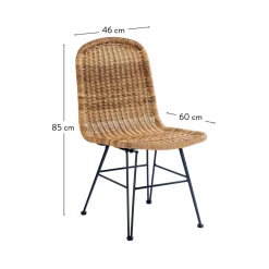 Tables À Manger^CASA NEW OAK Pieds De Table A Noir