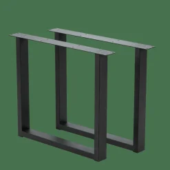 Tables À Manger^CASA NEW OAK Table à Manger Avec Pieds U En Métal