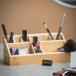 Accessoires Lavabo^CASA ORGANOO Boîte à Coton Naturel