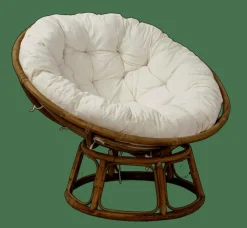 Fauteuils^CASA PAPASAN Chaise Lounge Naturel, Blanc Cassé
