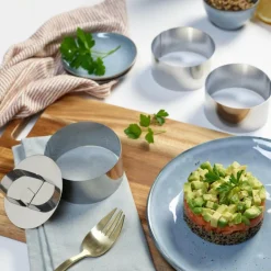 Aide Cuisine^CASA PROLINE Emporte-pièces Set De 3 Argent