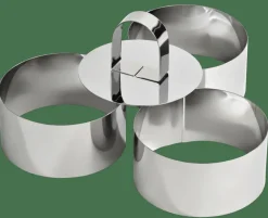 Aide Cuisine^CASA PROLINE Emporte-pièces Set De 3 Argent